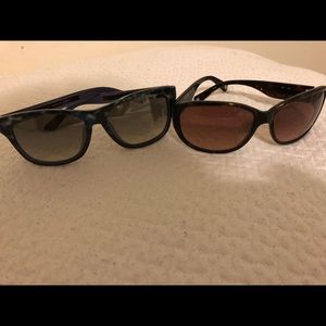 Gucci and Coach sunglasses